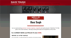 Desktop Screenshot of davetough.com